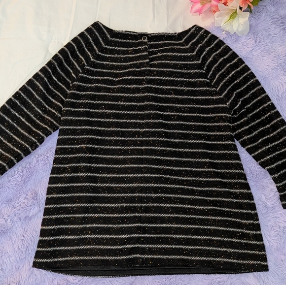 Banana Republic Black Sweater with Gold Accents - Picture 2 of 5